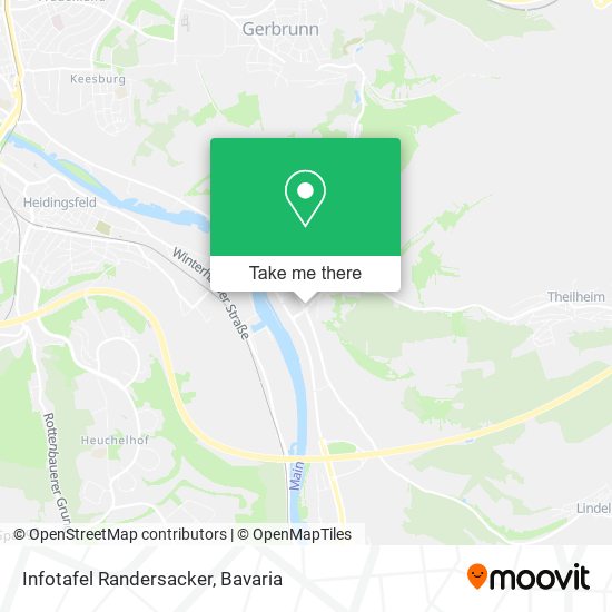 Infotafel Randersacker map