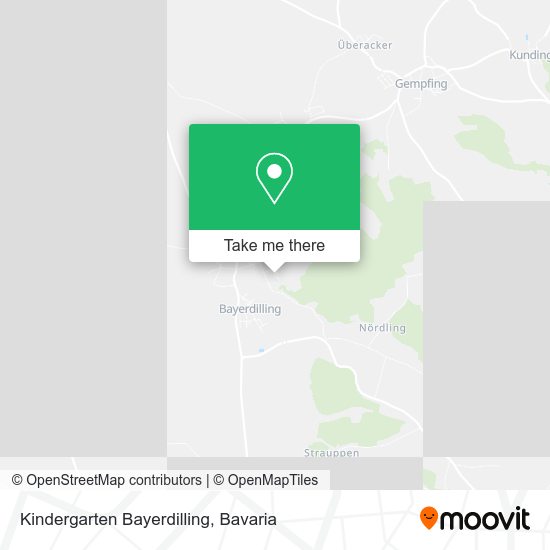 Kindergarten Bayerdilling map