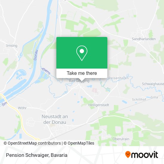 Pension Schwaiger map