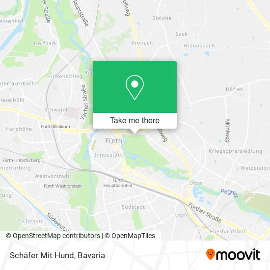Карта Schäfer Mit Hund