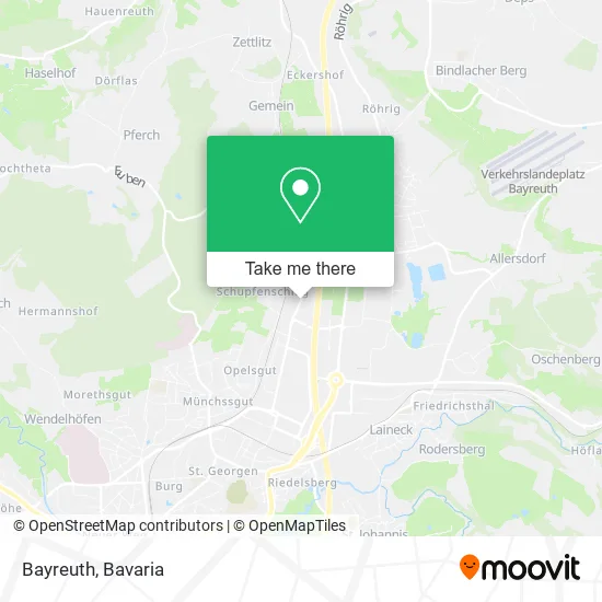 Карта Bayreuth