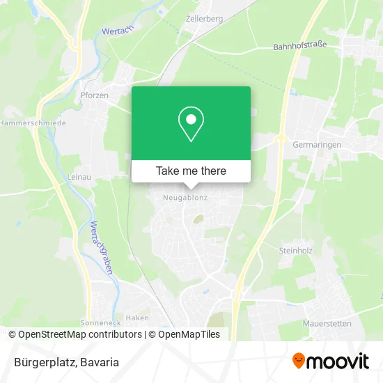 Карта Bürgerplatz