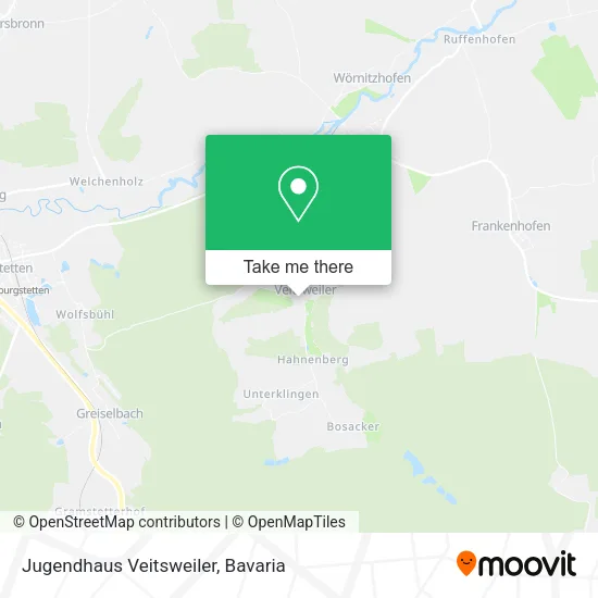 Карта Jugendhaus Veitsweiler
