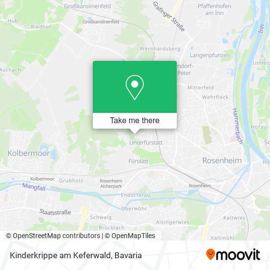 Карта Kinderkrippe am Keferwald