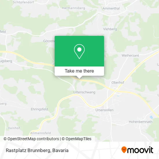 Карта Rastplatz Brunnberg