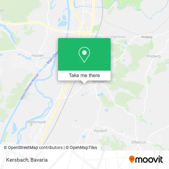 Карта Kersbach