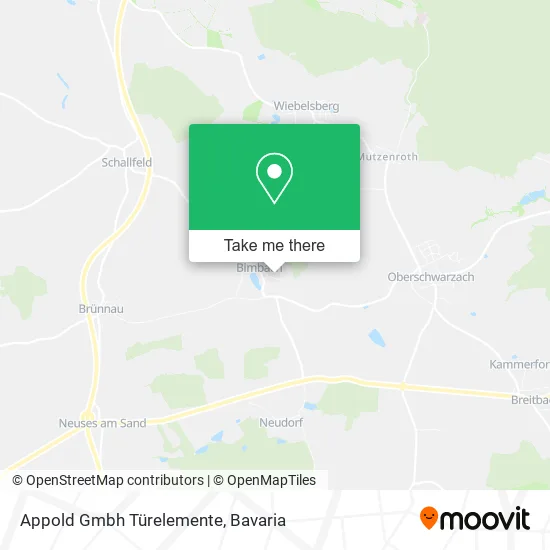 Карта Appold Gmbh Türelemente