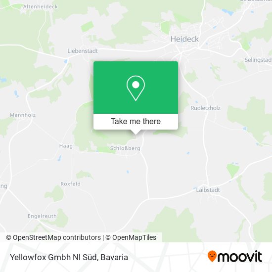 Yellowfox Gmbh Nl Süd map