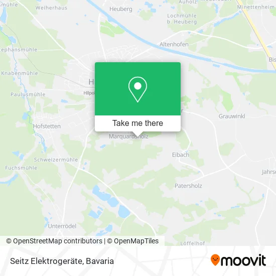 Карта Seitz Elektrogeräte