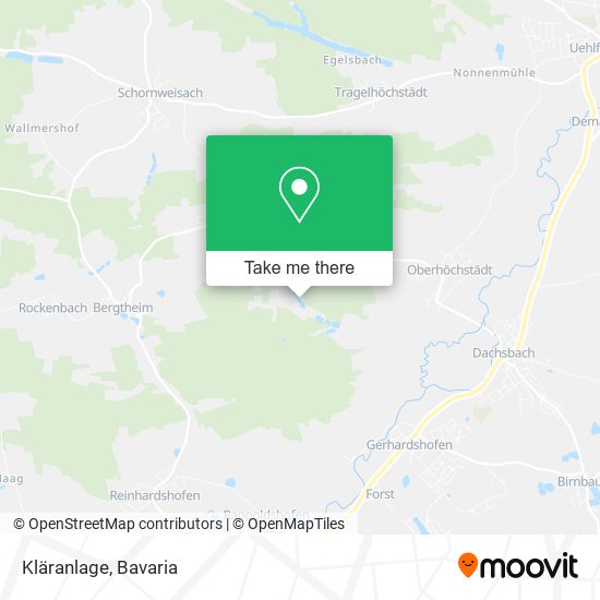 Карта Kläranlage