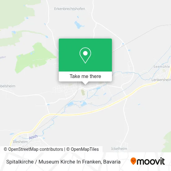 Spitalkirche / Museum Kirche In Franken map