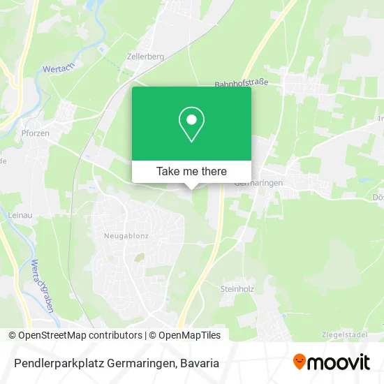 Карта Pendlerparkplatz Germaringen