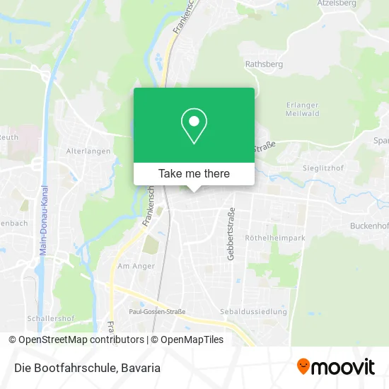 Карта Die Bootfahrschule