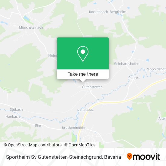 Карта Sportheim Sv Gutenstetten-Steinachgrund