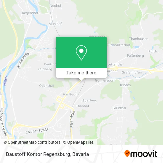Карта Baustoff Kontor Regensburg