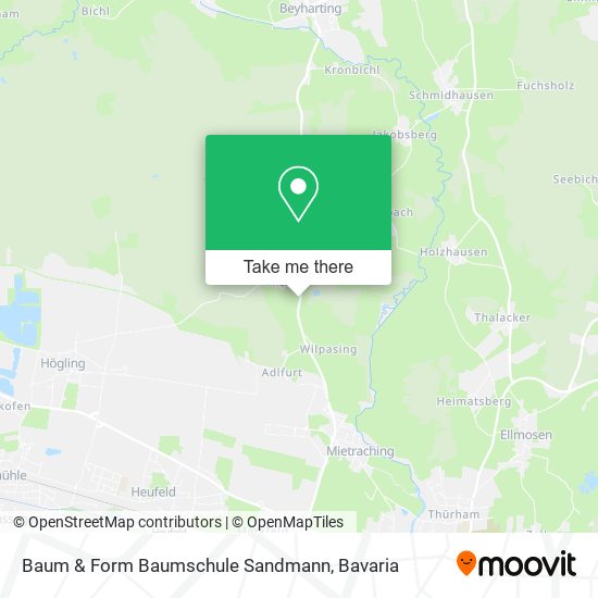 Baum & Form Baumschule Sandmann map