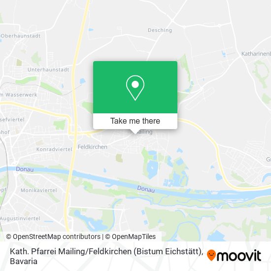 Kath. Pfarrei Mailing / Feldkirchen (Bistum Eichstätt) map