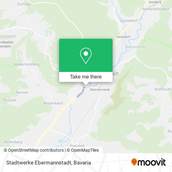 Stadtwerke Ebermannstadt map
