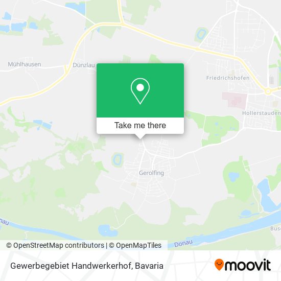 Gewerbegebiet Handwerkerhof map