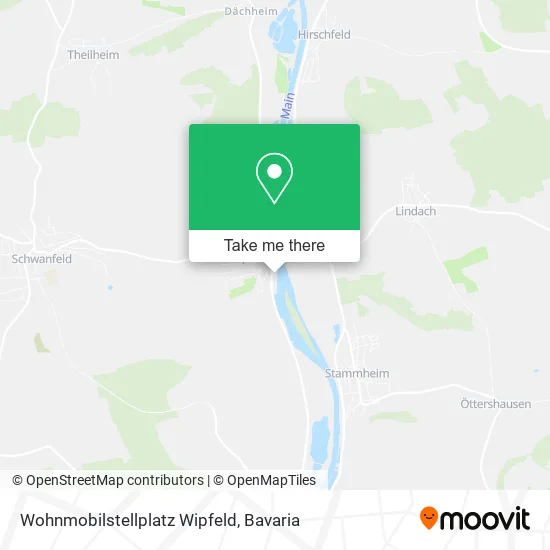 Карта Wohnmobilstellplatz Wipfeld