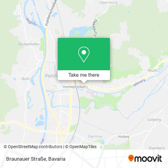 Braunauer Straße map