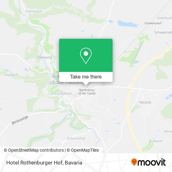 Hotel Rothenburger Hof map