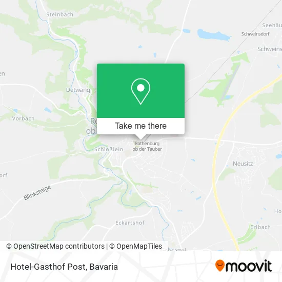 Карта Hotel-Gasthof Post