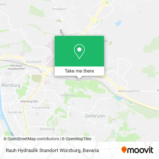 Карта Rauh Hydraulik Standort Würzburg