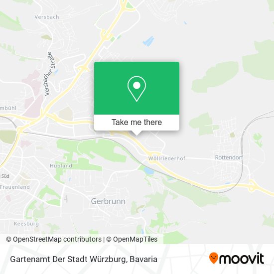 Gartenamt Der Stadt Würzburg map