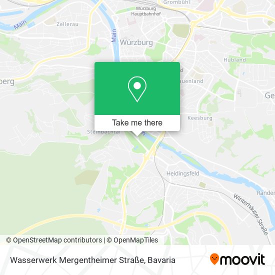 Wasserwerk Mergentheimer Straße map