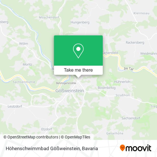 Höhenschwimmbad Gößweinstein map