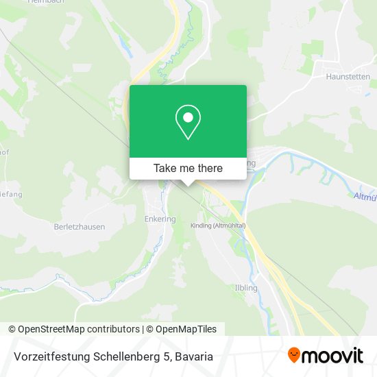 Vorzeitfestung Schellenberg 5 map