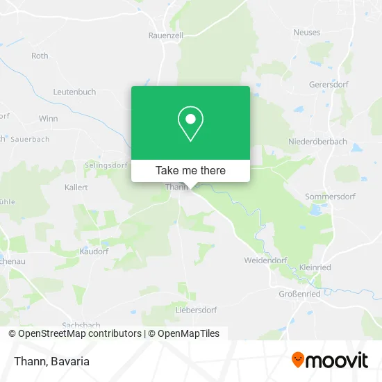 Карта Thann