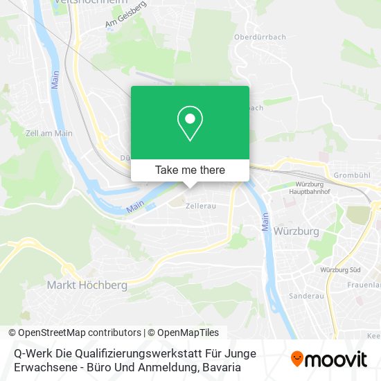 Q-Werk Die Qualifizierungswerkstatt Für Junge Erwachsene - Büro Und Anmeldung map