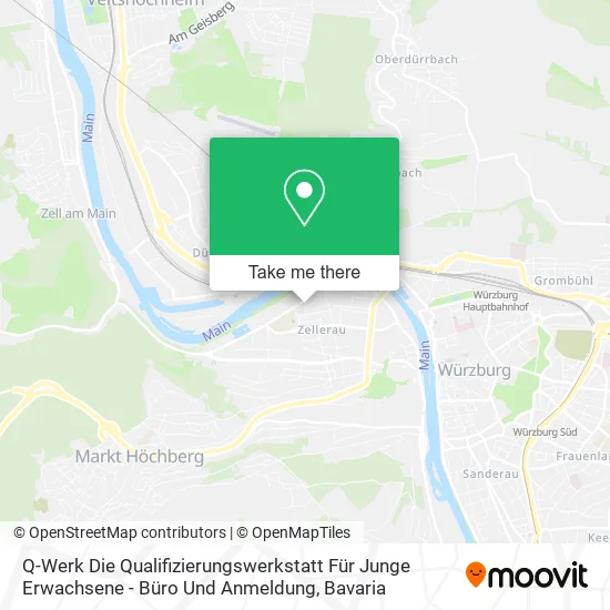 Карта Q-Werk Die Qualifizierungswerkstatt Für Junge Erwachsene - Büro Und Anmeldung