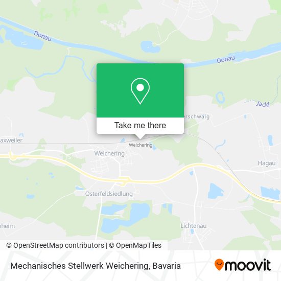 Mechanisches Stellwerk Weichering map