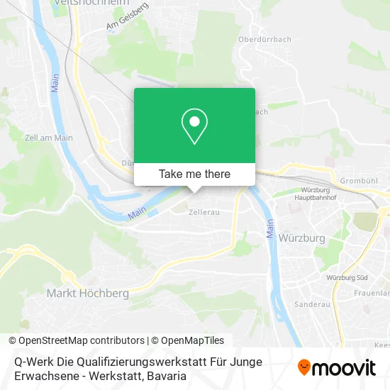 Карта Q-Werk Die Qualifizierungswerkstatt Für Junge Erwachsene - Werkstatt