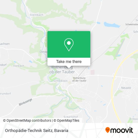 Orthopädie-Technik Seitz map