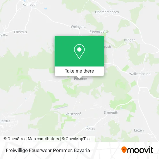 Карта Freiwillige Feuerwehr Pommer