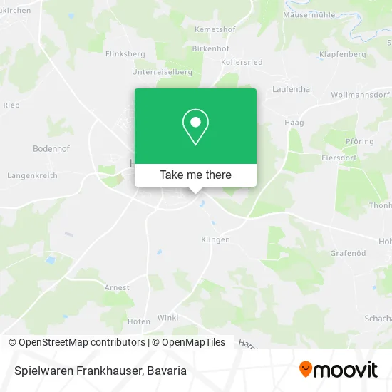 Карта Spielwaren Frankhauser
