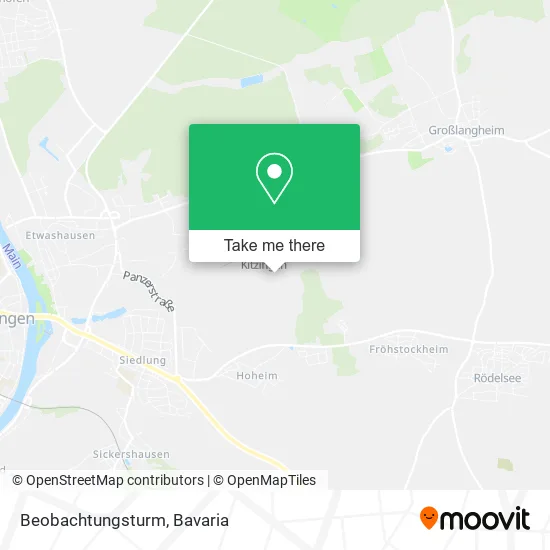 Карта Beobachtungsturm