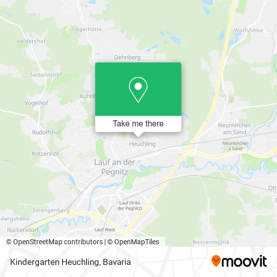 Карта Kindergarten Heuchling