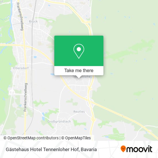 Gästehaus Hotel Tennenloher Hof map