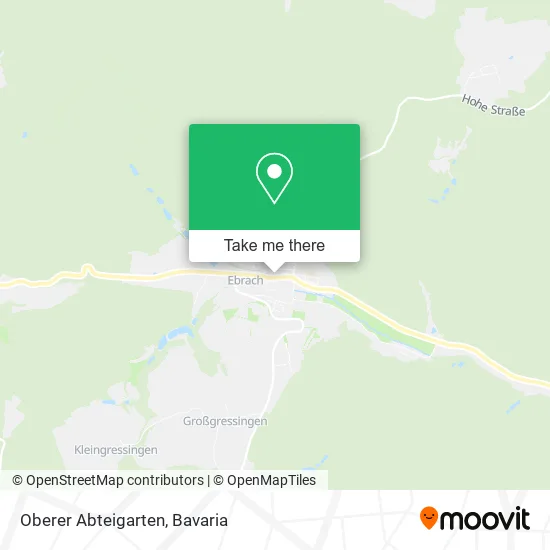 Карта Oberer Abteigarten