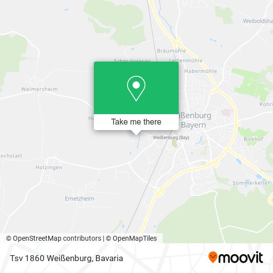 Tsv 1860 Weißenburg map