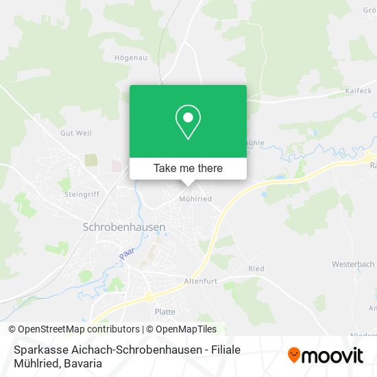 Sparkasse Aichach-Schrobenhausen - Filiale Mühlried map