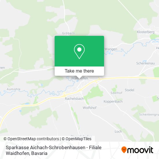 Sparkasse Aichach-Schrobenhausen - Filiale Waidhofen map