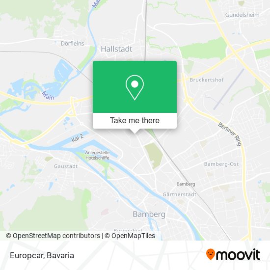 Europcar map