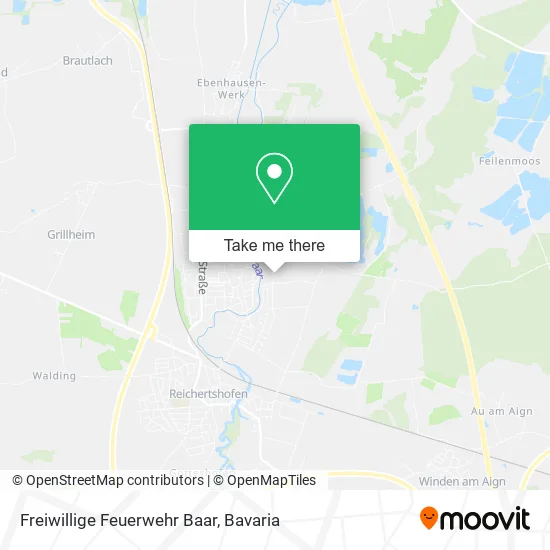 Карта Freiwillige Feuerwehr Baar