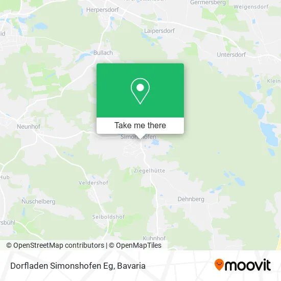 Карта Dorfladen Simonshofen Eg